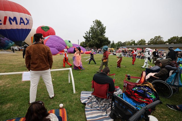Star Wars Cosplayers at Sonoma County Hot Air Balloon Classic