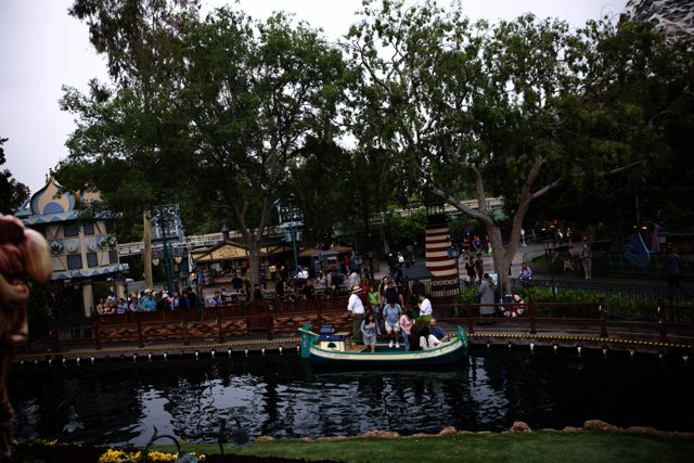 Serene Canal Cruise at Disneyland
