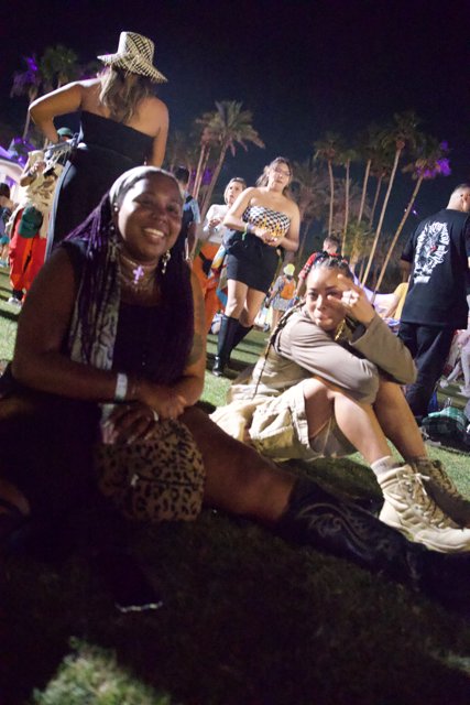 Festival Vibes Under Palm Trees - Coachella 2024