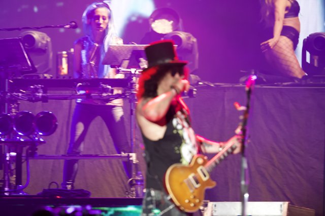 Top Hat Guitarist Rocks the Stage at Coachella