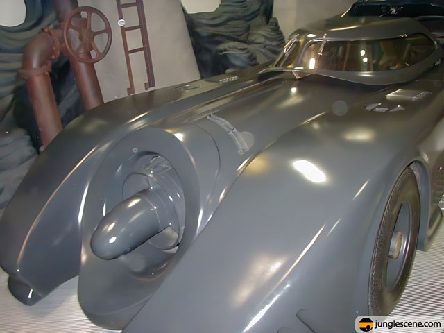 Batman and his Batmobile make an appearance at LA Auto Show 2002