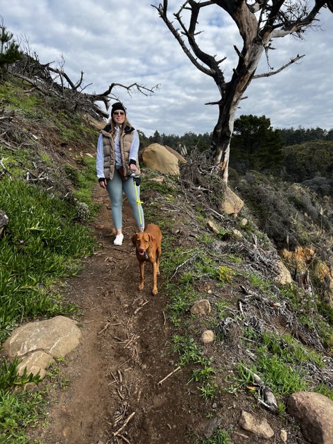 A Peaceful Hike with My Furry Friend
