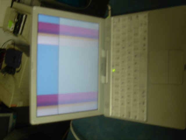 Colorful Laptop Screen