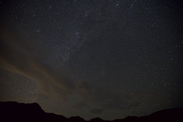 Awe-Inspiring Milky Way over Majestic Mountains
