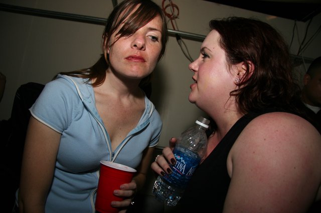 Two Women at a New Year's Eve Party 2005