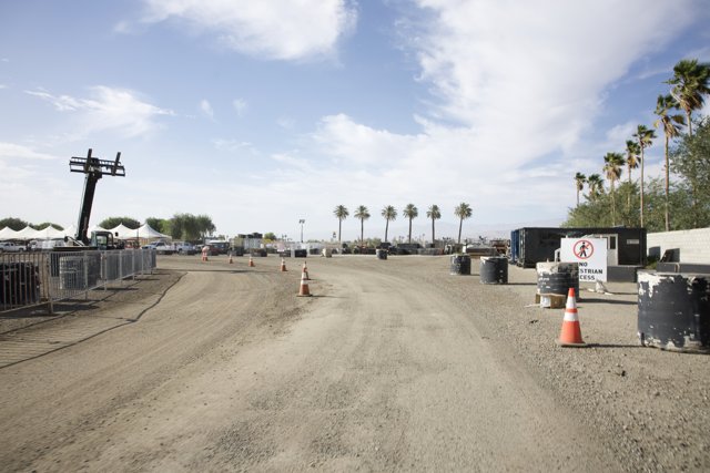 Preparations Underway at Coachella: A Glimpse into the Urban Setup