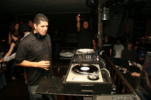 The DJ in Black Shirt