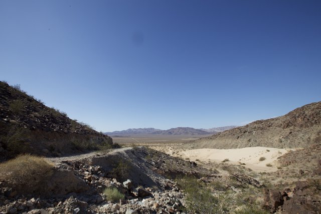 Scenic Drive Through the Desert
