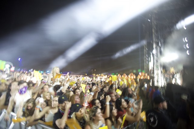 Lights and Cheers at Coachella Concert