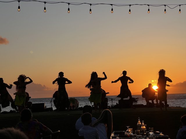 Sunset Hula Dance Party on Maui Beach