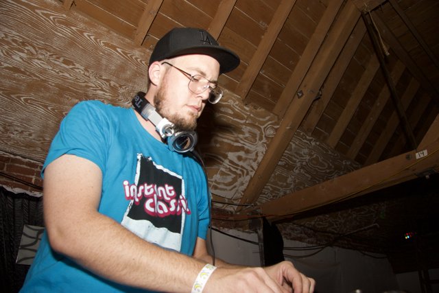 DJ set in a loft