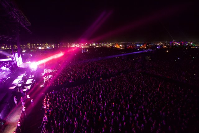 Electric Purple Night at Coachella