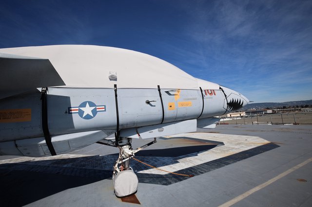 USS Hornet Aircraft Carrier Fighter Jet Display