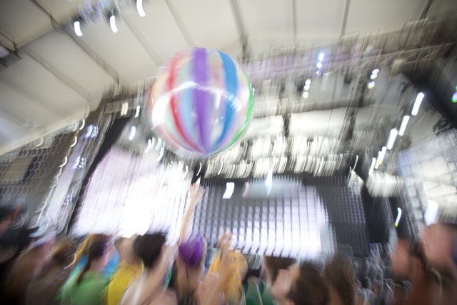Balloon Sphere Lights Up Coachella Crowd