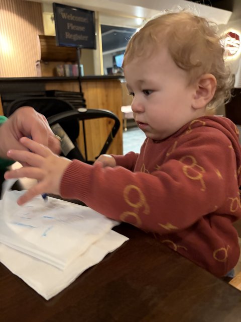 Little Artist at Work