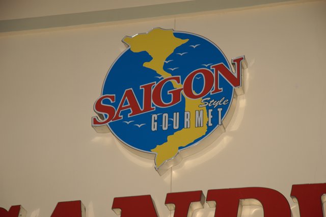 Saigon Gourmet Sign