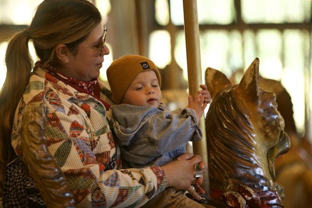 Whimsical Carousel Ride at the SF Zoo