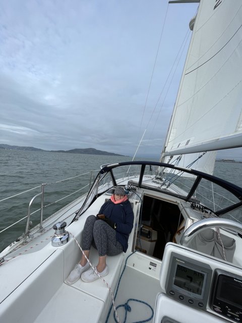 Sailing Away in San Francisco Bay