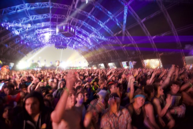 Coachella Nightlife Comes Alive with Music and Lights