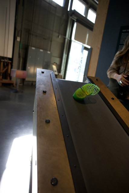 A Frisbee Break in the Exploratorium