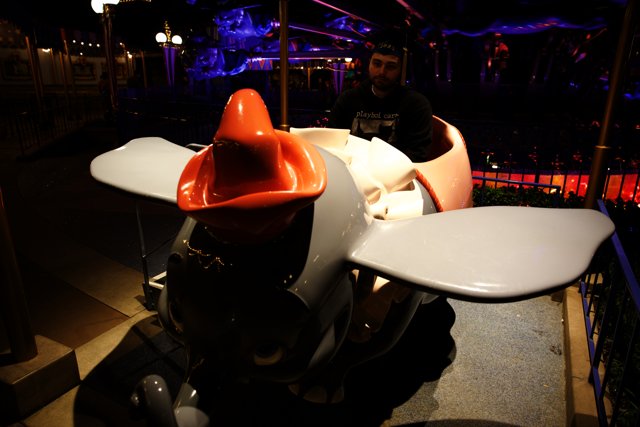 Magical Dumbo Ride at Disneyland