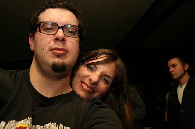 Couple's Selfie at Dark Venue Event
