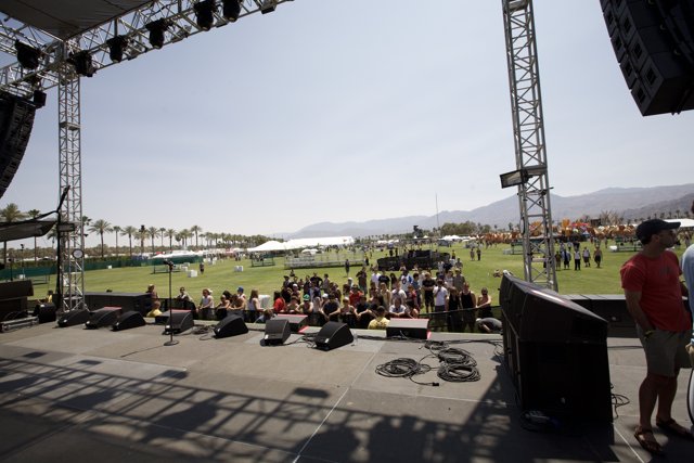 Coachella Concert Crowd Takes Over Stage