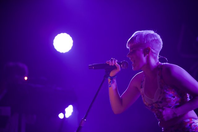 Pink lights up the O2 Arena