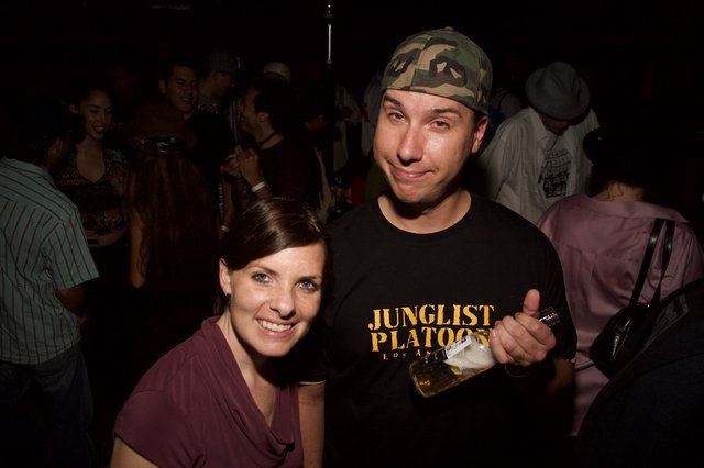 Friends Pose at Late Night Club Event 2006
