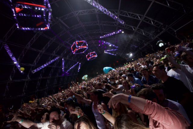 Lights and Crowd: The Ultimate Coachella Experience