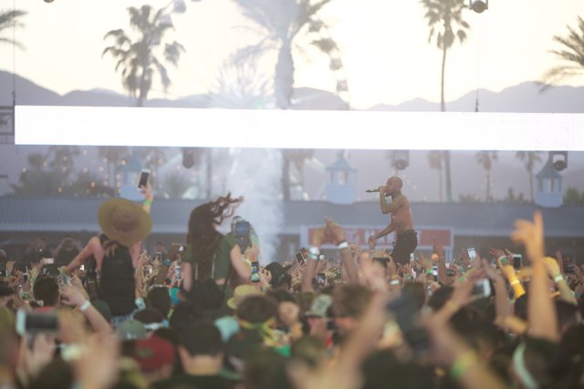 Concertgoers Party Among the Trees at Coachella 2017