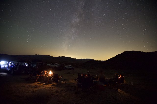 Campfire Night Under the Stars