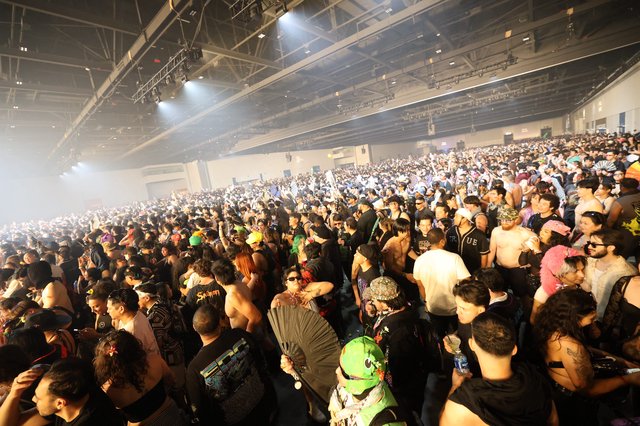 Massive Indoor Crowd at Wobbleland 2026 Festival