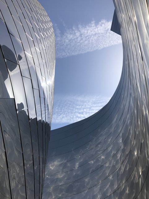Upward View of an Office Building in the City