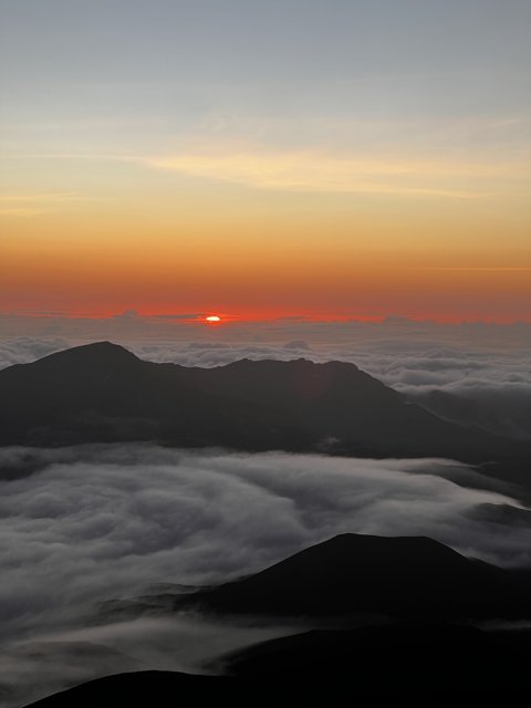 Rising Sun on Haleakalā