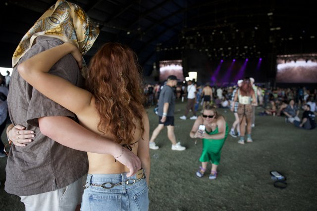 Embrace and Energy: Moments at Coachella 2024