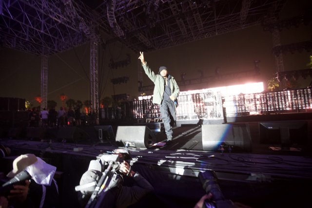 Nas Rocks the Stage at Coachella
