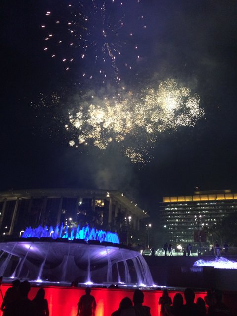 Fireworks at the Fountain