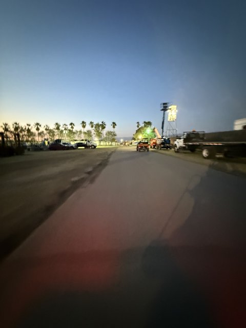 Dusk at Empire Polo Club