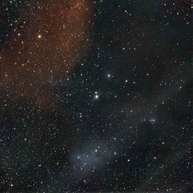 NGC2245 Reflection Nebula in Narrowband SHO Palette