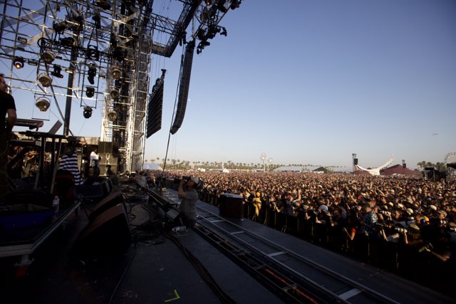 Electrifying Atmosphere: A Sea of Spectators at Coachella 2011