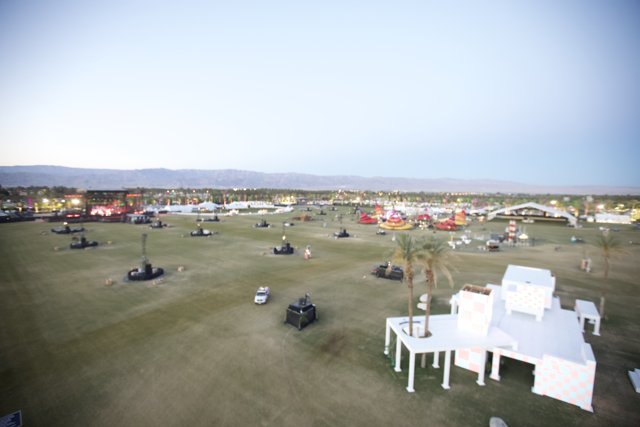 Aerial View of Coachella Grounds