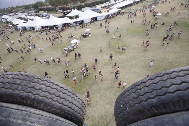A Tire's View of Coachella