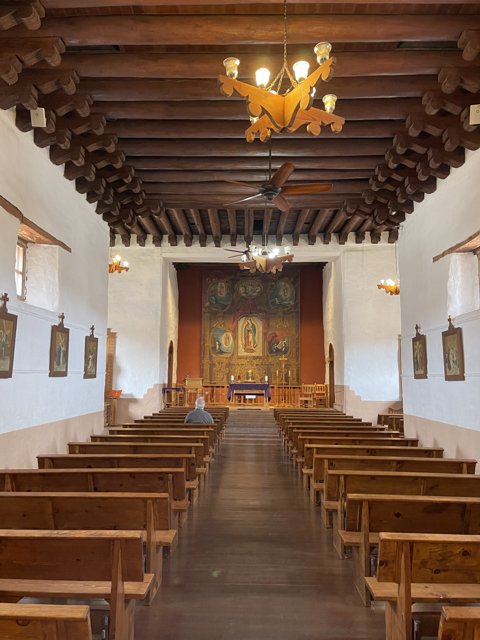 Serenity in a Santa Fe Church