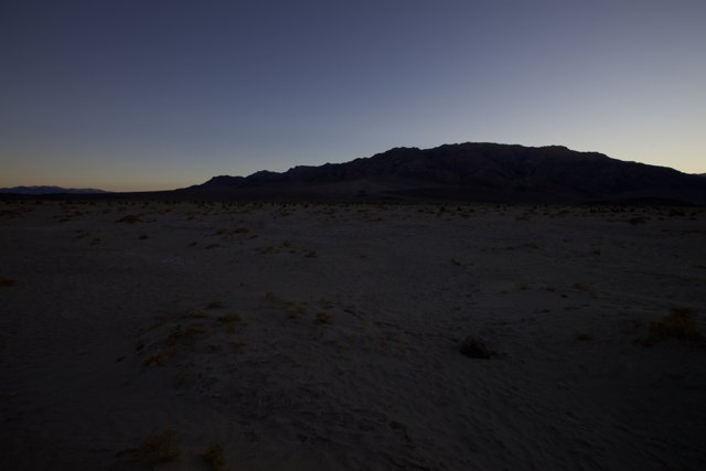 Serene Sunset in the Desert
