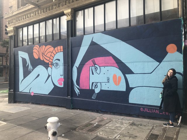 Two Women Mural