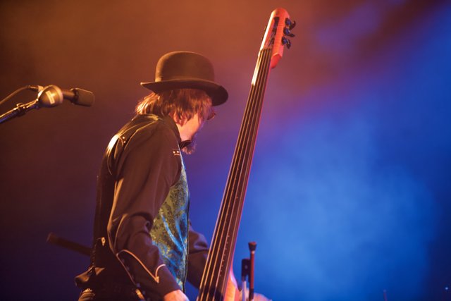 Top-Hatted Bassist Rocks Coachella
