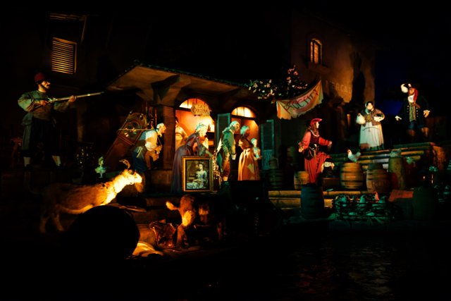 Magical Holiday Village at Disneyland