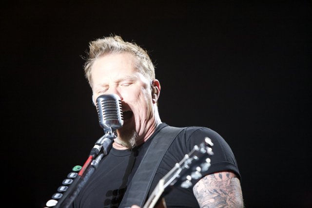 James Hetfield Thrills the Crowd with Metallichead Performance at the Big Four Festival