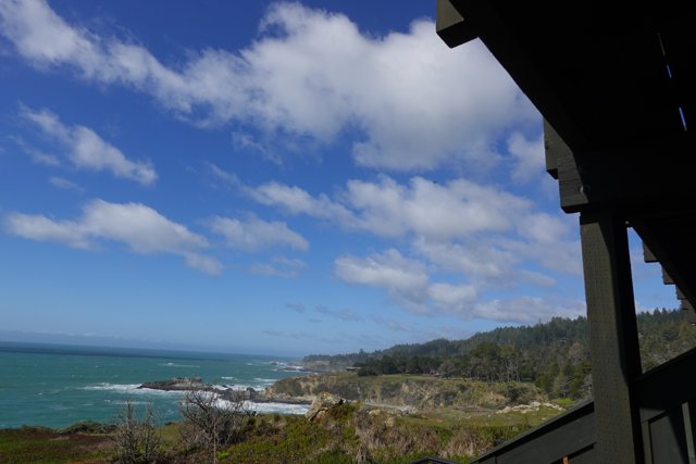 Ocean View from Porch in Jenner, CA